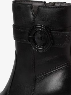 Tamaris Bottine En Cuir - Noir | Bottines