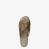 Tamaris Mule En Cuir - Marron | Mules