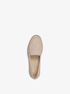 Tamaris Espadrille En Cuir - Beige | Chaussures Basses Et Pantoufles