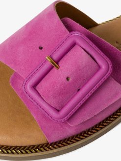 Tamaris Mule En Cuir - Rose | Mules