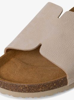 Tamaris Mule En Cuir - Beige | Mules