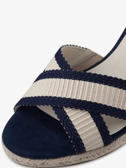 Tamaris Sandale A Talon - Bleu | Des Sandales