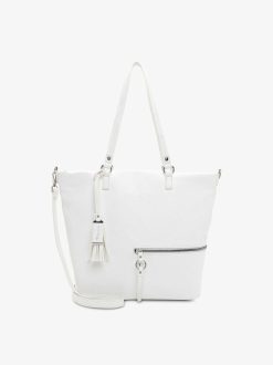 Tamaris Sac Shopping - Blanc | Sacs Et Sacs A Dos