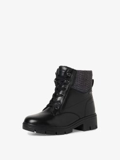 Tamaris Bottine En Cuir - Noir | Bottines