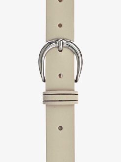 Tamaris Ceinture En Cuir - Beige | Ceintures