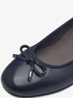 Tamaris Ballerine En Cuir - Bleu | Ballerines