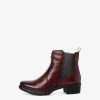 Tamaris Bottine Chelsea En Cuir - Rouge | Bottines