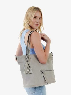 Tamaris Sac Shopping - Gris | Sacs Et Sacs A Dos