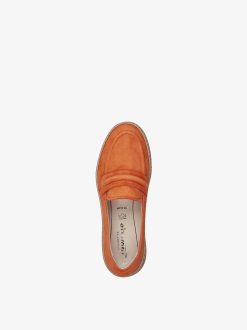 Tamaris Baskets En Cuir - Orange | Baskets