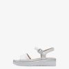 Tamaris Sandale A Talon En Cuir - Blanc | Des Sandales