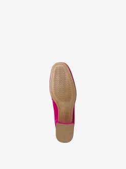 Tamaris Trotteur En Cuir - Rose | Chaussures Basses Et Pantoufles