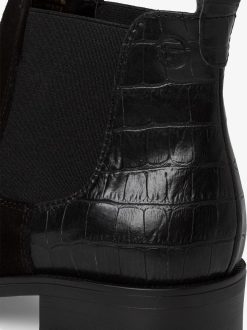 Tamaris Bottine Chelsea En Cuir - Noir | Bottines