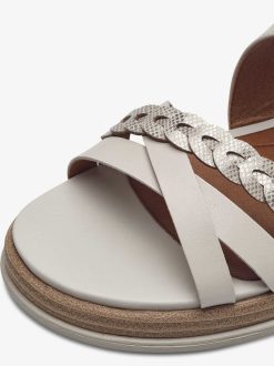 Tamaris Sandale A Talon - Beige | Des Sandales