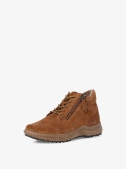 Tamaris Bottine En Cuir - Marron | Bottines