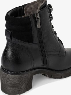 Tamaris Bottine En Cuir - Noir | Bottines