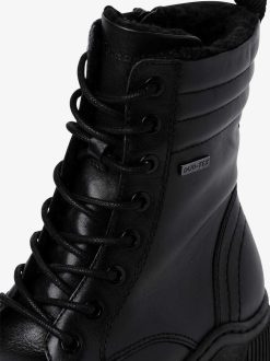 Tamaris Bottine En Cuir - Noir | Bottines