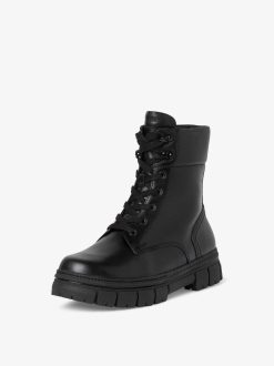 Tamaris Bottine En Cuir - Noir | Bottines