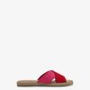 Tamaris Mule En Cuir - Rouge | Mules