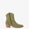 Tamaris Bottine En Cuir - Vert | Bottines