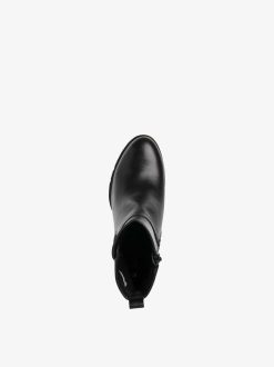 Tamaris Bottine En Cuir - Noir | Bottines