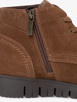 Tamaris Bottine En Cuir - Marron | Bottines