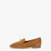 Tamaris Babouche En Cuir - Marron | Chaussures Basses Et Pantoufles