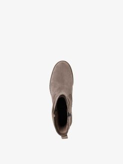 Tamaris Bottine En Cuir - Marron | Bottines