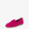 Tamaris Mocassin En Cuir - Rose | Chaussures Basses Et Pantoufles