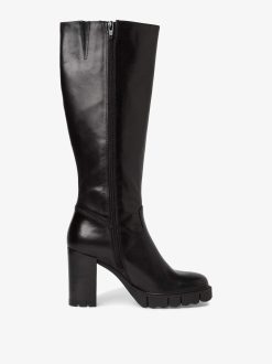 Tamaris Bottes En Cuir - Noir | Bottes