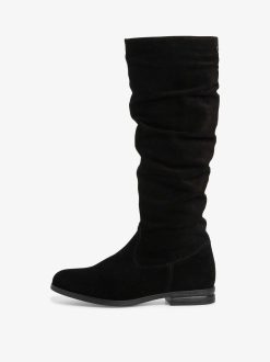 Tamaris Bottes En Cuir - Noir | Bottes