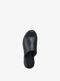 Tamaris Mule En Cuir - Noir | Mules