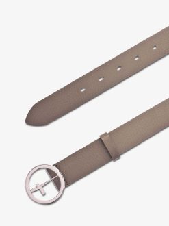 Tamaris Ceinture En Cuir - Beige | Ceintures