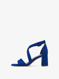 Tamaris Sandale A Talon - Bleu | Des Sandales