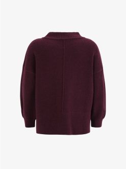 Tamaris Pull Tricote - Violet | Sweats Et Sweats A Capuche