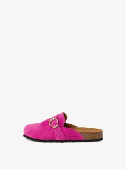 Tamaris Mule En Cuir - Rose | Mules