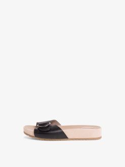 Tamaris Mule En Cuir - Noir | Mules