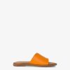 Tamaris Mule En Cuir - Orange | Mules