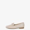 Tamaris Babouche En Cuir - Beige | Chaussures Basses Et Pantoufles