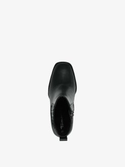 Tamaris Bottine En Cuir - Noir | Bottines