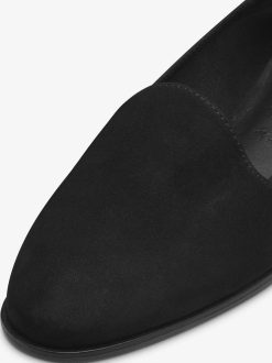 Tamaris Babouche En Cuir - Noir | Chaussures Basses Et Pantoufles