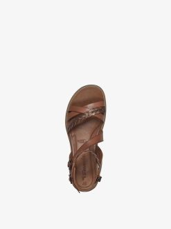 Tamaris Sandale A Talon - Marron | Des Sandales