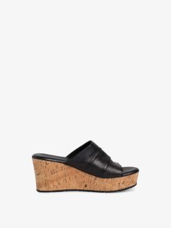 Tamaris Mule En Cuir - Noir | Mules