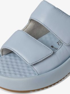 Tamaris Mule En Cuir - Bleu | Mules