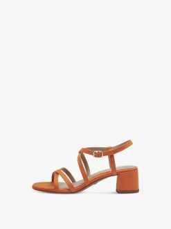 Tamaris Sandale A Talon - Orange | Des Sandales