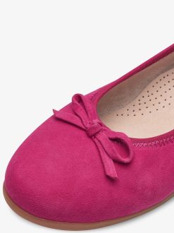 Tamaris Ballerine En Cuir - Rose | Ballerines