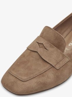 Tamaris Trotteur En Cuir - Marron | Chaussures Basses Et Pantoufles