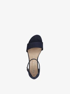 Tamaris Sandale A Talon - Bleu | Des Sandales