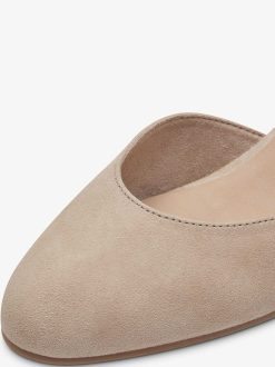 Tamaris Escarpins En Cuir - Beige | Pompes