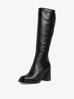 Tamaris Bottes En Cuir - Noir | Bottes