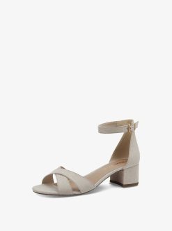 Tamaris Sandale A Talon - Beige | Des Sandales